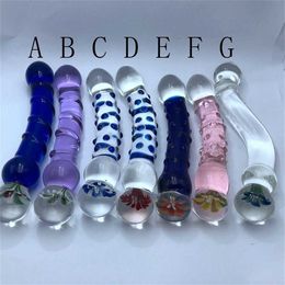 0008 AHT05 0708 flower anal appliance Glass rod crystal opener for external use 75% Off Online sales
