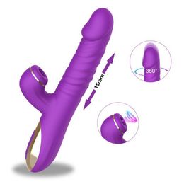 Fighter Telescopic Swing Heating Vibration Rod Sucking Tongue Simulation Machine Adult Products 75% Off Online sales