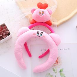 INS Lovely Kir By With Love Heart Plush Hair Sticks Handmade Plush Hair Accessories Washing Face Girl Kids Accessories