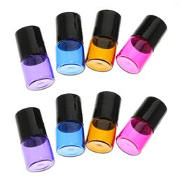 Storage Bottles 16Pcs 1ml Glass Sample Containers Essential Oil Dispenser Leak-proof Container