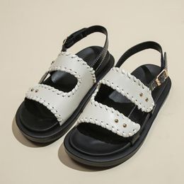 Sandals Summer Women Flats Platform Casual Sport Running Shoes 2023 Buckle Walking Dress Beach Open Toe Mujer Zapatillas