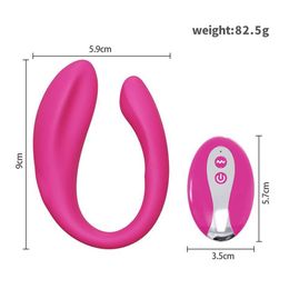 wireless remote control wearable resonance jump egg U-shaped couple G-spot vibration female adult pleasure 75% Off Online sales