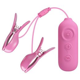 Women's Flirting Multi frequency Vibration Charging Clip BI-014861 Nipple Toy 75% Off Online sales