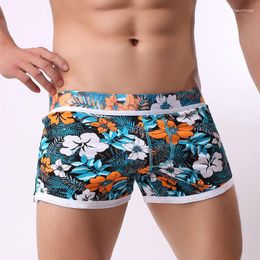 Underpants Men's Underwear Home Boxer Shorts Cotton Fashion Printing Tide Men Casual Pants Mens Boxers Male JJK09