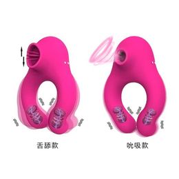 Adult products charging vibration flirting lock ring sucking tongue 75% Off Online sales