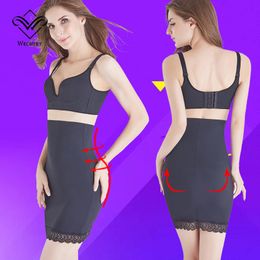 Half Shaper Under Dress Postpartum Women Slimming Tummy Control High Waist Body Shapewear Skirt Body Shaper Dress for Women