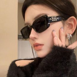 2023 INS TK High Heat New Style Top Internet Celebrity Same Square PC Material For Men And Women Full Frame Plate Luxury Sunglasses Fashion And Casual Punk Rock