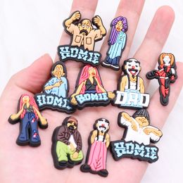 Trend Homie Series PVC Croces Accessories Gibit Shoe Charms HipHop Culture Clog Shoe Decoration Buckle Diy Bands Croces Jibz