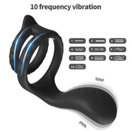 Tornado 2nd Generation Locking Ring Helps Love Ferrule Multi frequency Vibration Prostate Vestibular Male Massager 75% Off Online sales