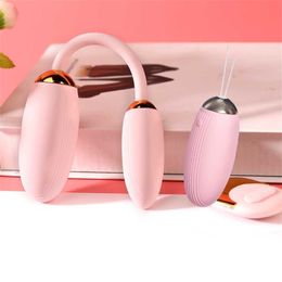 Double Remote Control Jumping Egg Wireless Adult Sex Products Women's Vibrating Stick Device Multi frequency 75% Off Online sales