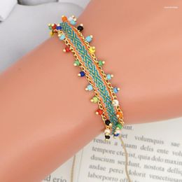 seed bead strands XUXI Bracelet for Women and Couples - Customizable Webbing Fashion Rope Chain (Adjustable S202 Raym22)