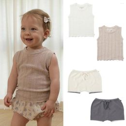 Clothing Sets Baby Girl Clothes Summer BON Brand Cotton Boys T-shirts Knitted Born Bebes Cute Tops And Shorts Toddler Kids Outfit Set