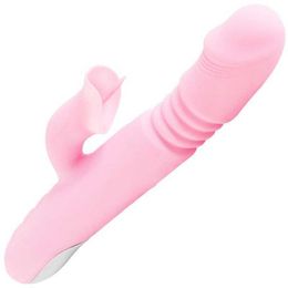 Female tongue and suction vibrating rod fully automatic telescopic heating massager adult sex products 75% Off Online sales