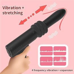 Hot machine telescopic vibration teaser stick female adult sex toy 75% Off Online sales