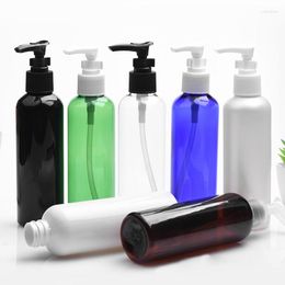 Storage Bottles 30pc 200ml Empty Clear Brown Black White With Lotion Pump Shampoo Dispenser Personal Care Liquid Soap Cosmetic Packaging