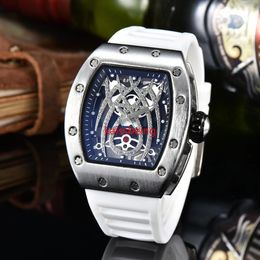 Quartz watch mens business fashion spider style casual watch R mens diamond cutout three-hand chronograph watches