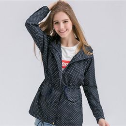 Women's Jackets OLGITUM Jacket 2023 Arrival Spring Autumn Outerwear In The Long Section Female Coat Womens Navy Coats TR028