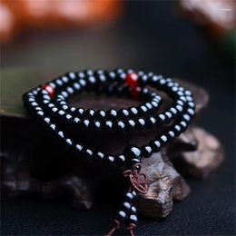 Bangle Men's Bead Bracelet Wrap Beaded Layered Simple Vintage Wooden Jewelry Black / Yellow Red For Street Daily Raym22