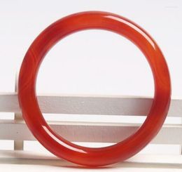 Bangle Chinese & Natural Unimaginable Beautiful Red Jade Bracelet 62 Mm Woman Raym22