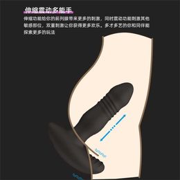 Vestibular anal plug for men and women telescopic vibrating stick Interesting wireless remote control prostate massager 75% Off Online sales