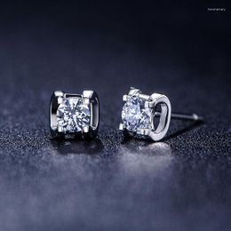 Stud Earrings Trendy Classic Bull Head Drop Brilliant Bridal Engagement Wedding Jewelry Elegant Female Dangle Fine Gifts