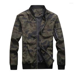 Men's Jackets Camouflage Stand-up Collar Outdoor Casual Men Military Bomber Fashion Autumn Coats Men's Waterproof Tactical