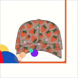 8trawberry baseball caps man's cotton cactus classic letter Ball caps summer women sun hats outdoor adjustable Snapback Cap girl's cute visor11995583