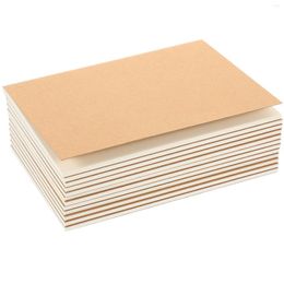 Kraft Notebooks Brown Blank Pages Cover Journals