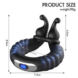 Men's Lock Ring Charging Vibration Massage Sex Adult Products 75% Off Online sales