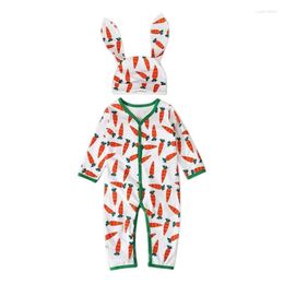 Clothing Sets Infant Baby Easter Outfit Girls Boys Bodysuit Clothes Birthday Pography Prop Costume