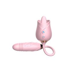 Roses Full Flowers in the Courtyard Generation Tongue Adding Teasing and Vibration Stretching Jumping Egg for Women's Fun Products 75% Off Online sales