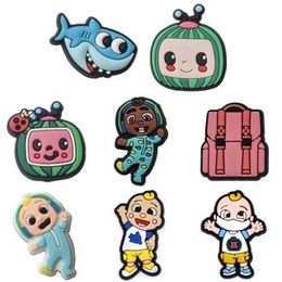 Shoe Parts Accessories Wholesale Summer Shoes Charm Cartoon Characters Charms For Clogs Pvc Garden Drop Delivery Ott8I