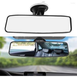 Interior Accessories 1pc Wide-angle Rearview Mirror With 360° Rotates Adjustable Suction Cup Rear View Mirrors Universal Car