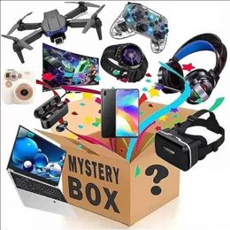 Party Favor Mystery Box Electronics Boxes Random Birthday Surprise Favors Lucky For Adts Gift Such As earbuds arpooods