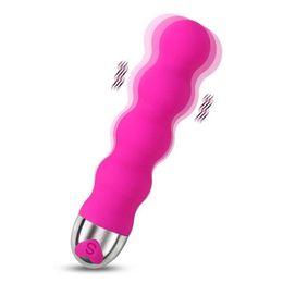 Adult rechargeable threaded diamond vibrator for women's massage AV 75% Off Online sales