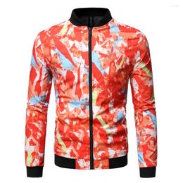 Men's Jackets Autumn And Winter High Quality Jacket Camouflage Colour Stand Collar Coat
