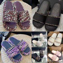 Mulher chinelos de verão chinelos de moda plataforma alfabet lady sandálias altas slides suaves confortáveis