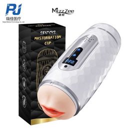 Mystery Double Count Cup Aircraft Fully Automatic Electric Male Device Adult Products 75% Off Online sales