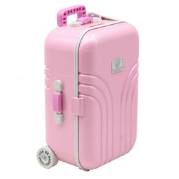 Gift Wrap Doll Suitcase Kids Dolls Accessories Travel Baby Suitcase Toy Mini Luggage Box Rolling Suitcase For Dolls And Candy 230621