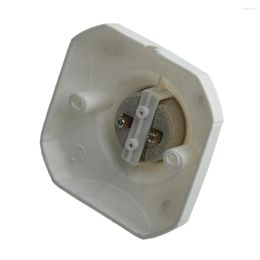 Lamp Holders Practical E27 PVC LED Light Socket To EU Plug Holder Adapter Converter ON/OFF For Bulb Ceramic Inside