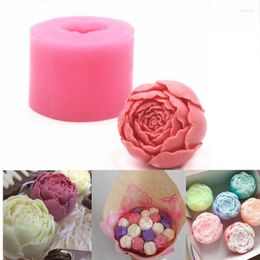 Baking Moulds 3D Rose Flower Silicone Soap Mold Candle DIY Cake Chocolate Candy Mould Molds Handmade Craft