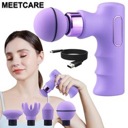 Full Body Massager Mini Deep Muscle Massage Gun Powerful Brushless Motor Relax Sport Exercise Body Relaxation Slimming Shaping Electric Massager 230621