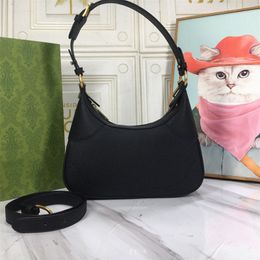Aphrodite Single Shoulder Handbag Luxury Crossbody Women Hobo Leather With strap Black Pink Bags 58sK#