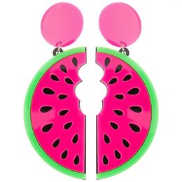 Stud Earrings Watermelon Fruit Dangle Women Party Women's Drop & Girls Gifts Dangling Fun The Summer