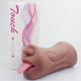 sex massagerDouble tongue sticking device reverse Mould hot face male Aeroplane cup adult products 55% Off Wholesale sales