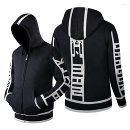 Men's Hoodies Tokyo Revengers Brahman Cosplay Hoodie 3D Printed Hooded Sweatshirt Men Women Casual Streetwear Zip Up Jacket Coat