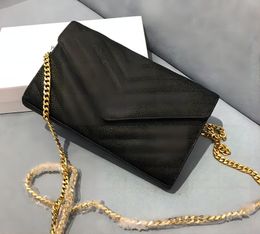 Luxury Designer Leather Bags Women Handbag Crossbody Woc LOULOU Lady Shoulder Bag Flip Cover Femal Tote Coin Purse small card holder YS Quilted envelope bag