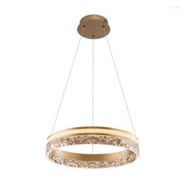 Pendant Lamps Modern And Minimalist Living Room Chandeliers Italian Design Nordic Circular Restaurant Lights
