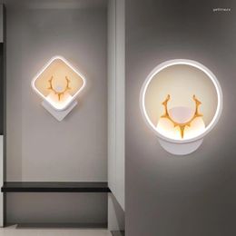 Wall Lamps Verllas Drop Modern LED Lights For Bedroom Bedside Corridor Aisle Entrance 110V 220V Nordic Sconce Lamp