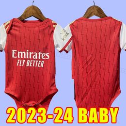 BABY soccer jerseys 23 24 SMITH ROWE SAKA MARTINELLI TIERNEY 2024 2025 ODEGAARD Nketiah G.JESUS FABIO VIEIRA ZINCHENKO SALIBA home away third KIDS ENFANTS